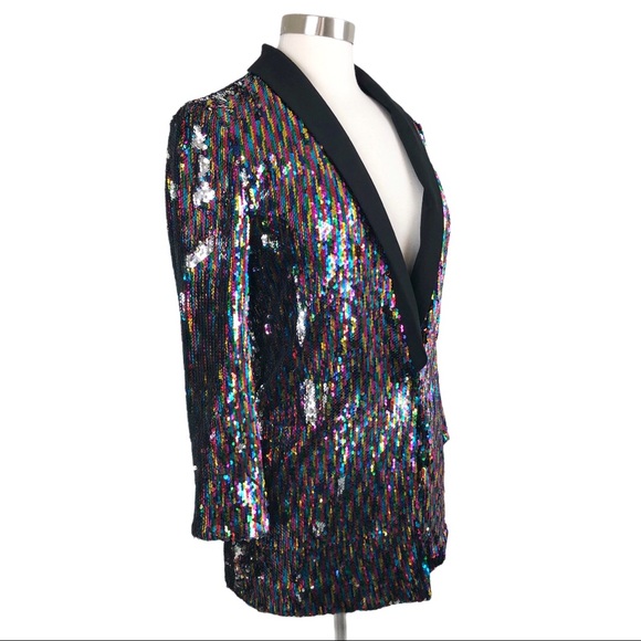 Anthro. | Cartonnier Roza Flip Sequin Blazer - Picture 3 of 10